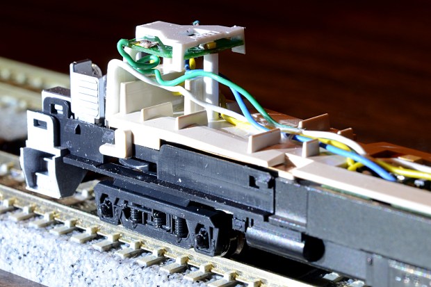 Interior light board installed in a Kato RDC chassis